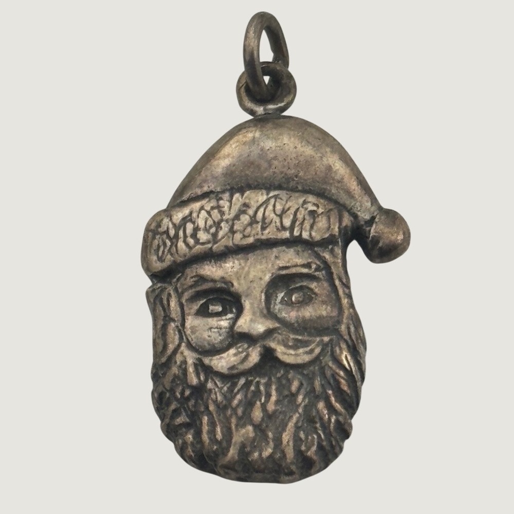 Sterling‎ Silver Santa Claus Christmas Charm